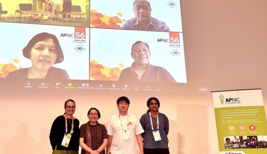 APNIC Foundation featured SOI Asia and AI³ during the APNIC 56 in Kyoto