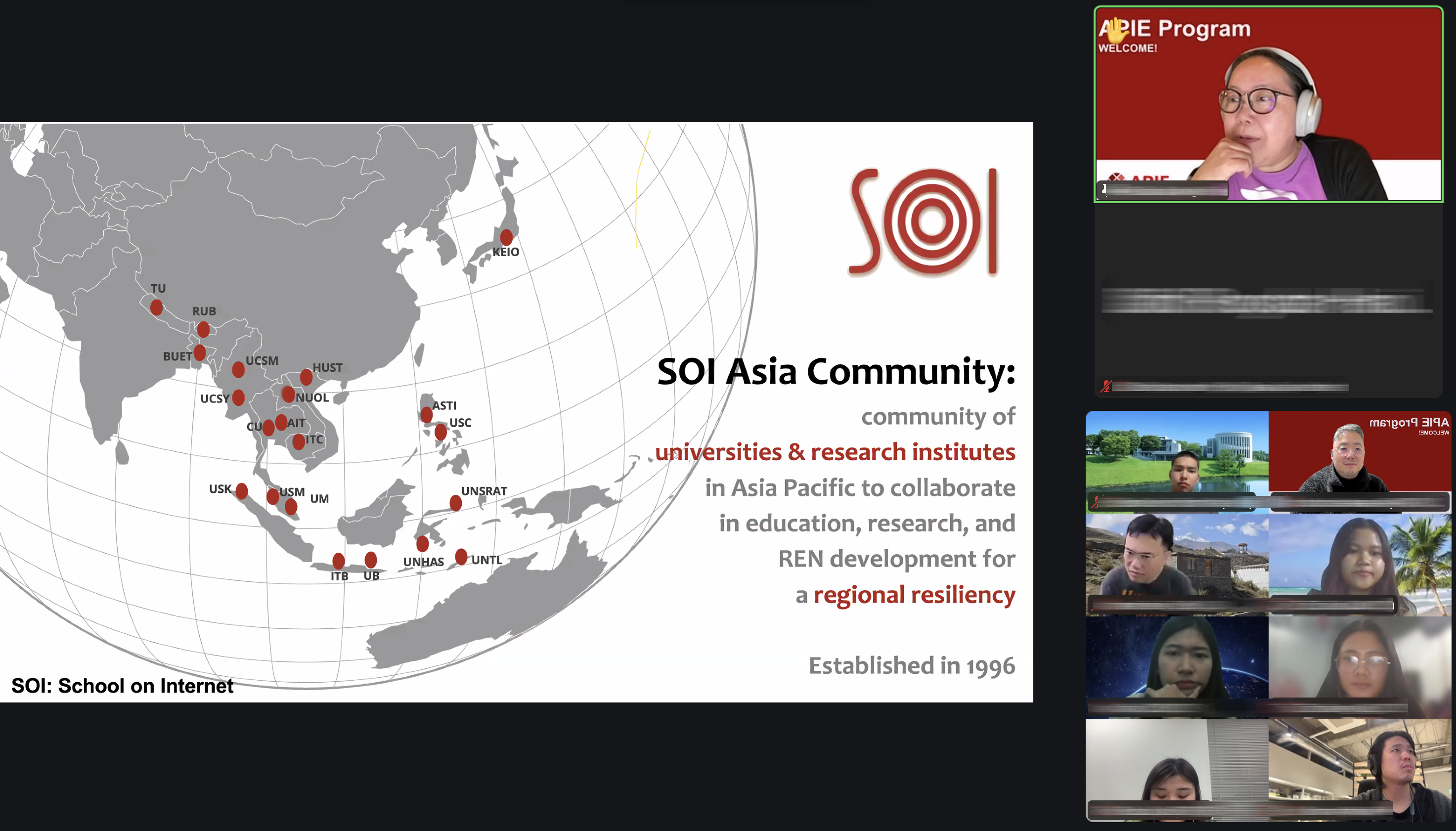 Welcoming Participants to APIE Program &ndash; Core Course Batch 08