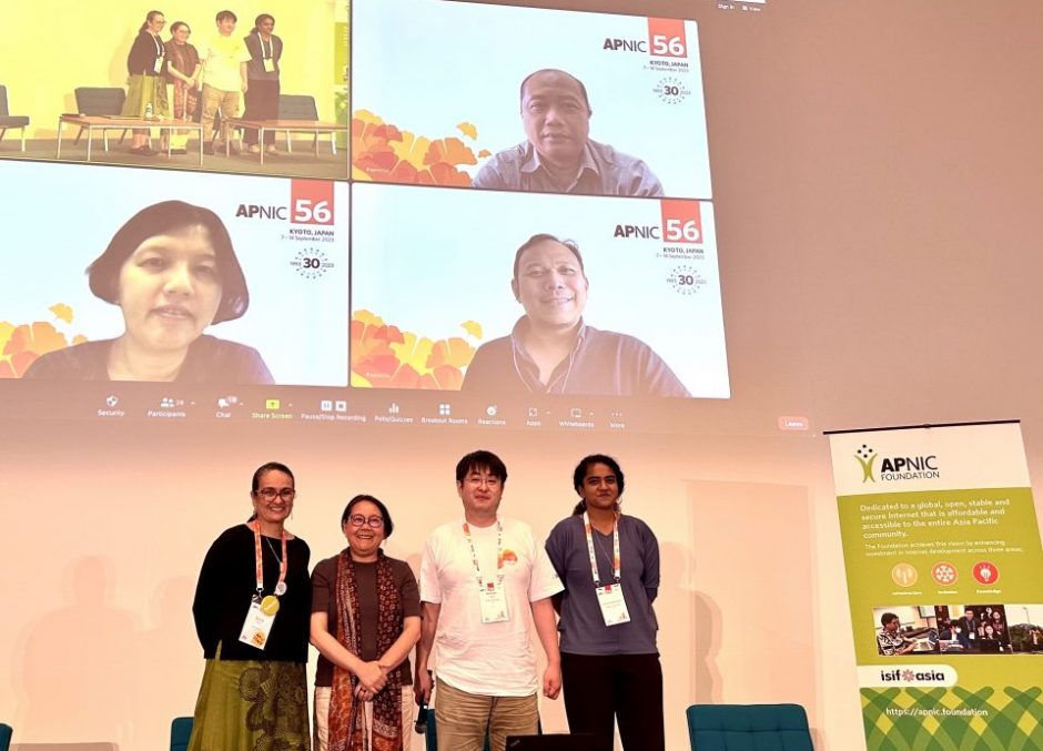 APNIC Foundation featured SOI Asia and AI&sup3; during the APNIC 56 in Kyoto